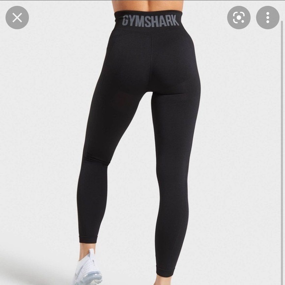 Gymshark Flex High Waisted Leggings (black) - Picture 1 of 5